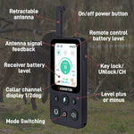 CASMINTON CRS01 Pro Dog Training Collar with LCD Display for Effective Training blue