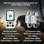 Long battery life Arctic White 2-dog training collar system lasting up to 50 days per charge