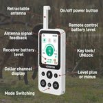 CASMINTON CRS01 Pro Dog Training Collar with LCD Display for Effective Training