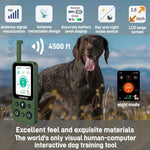 4500ft ultra-long range Hunter Green 2-dog training system perfect for hunting and hiking